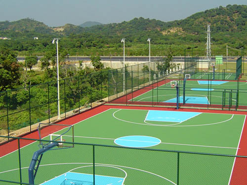 FY803篮球场塑胶地面施工
