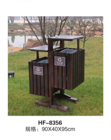 木质垃圾桶